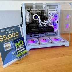 Gaming PC Custom Built by AREA-51✅🕹Full White RGB Set,Intel i7/32GB RAM/2TB🖥1 Yr Wrnty‼️ RTX 5070 GPU💥 $0 Down Finance Available
