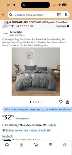 Twin comforter 3 pieces
