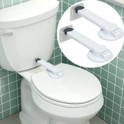 Toilet Locks Baby Proof (2-Pack) Ideal Baby Proof Toilet Lid Lock With Arm – No Tools Needed