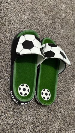 $40 Size 11 Soccer Slides