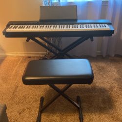 52 Keys Casio,Privia with concert,modern,and electric settings,and stool