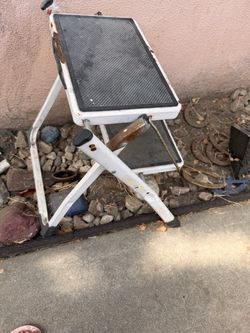 Folding Metal Step Stool