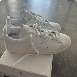 NEW adidas Stan Smith Recon Leather 'Triple White' EE5790 Mens Size 8.5