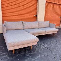 Free Delivery - Modern Article Sectional Couch