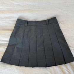 Aritzia Grey Mini Skirt 