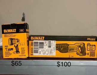 Flash light and saw saw