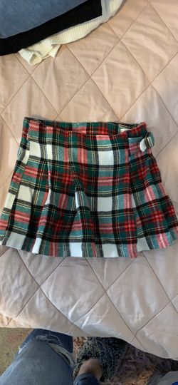 Carter’s holiday plaid school skirt