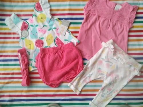 girls bnwt outfit and top and leggings age 0-3 months