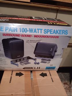Pair of I/O, Surround Sound speakers