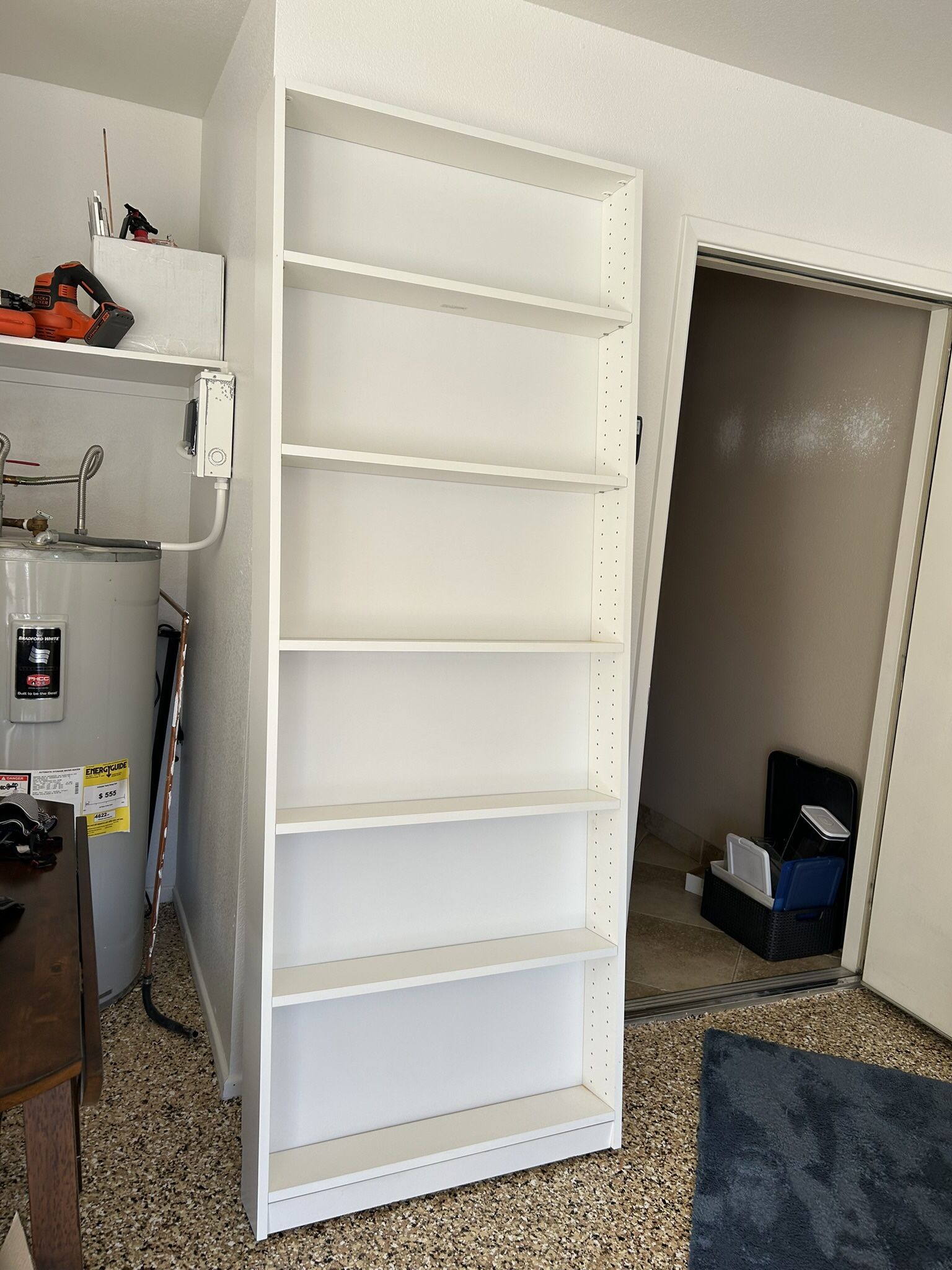 Extra Tall Size White Wall Storage Unit 