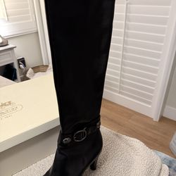 Coach leather women boots