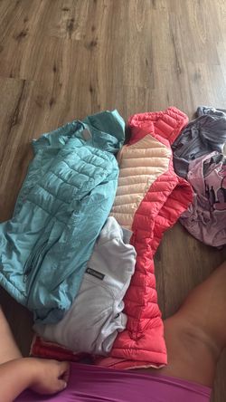 Columbia light coat, heavy coat , sweater