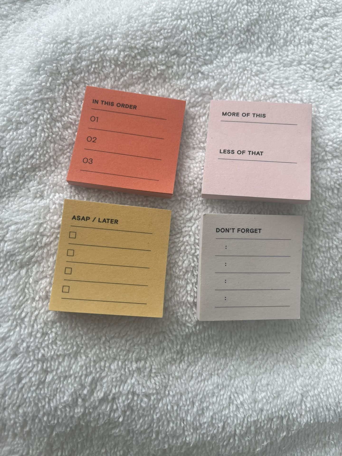 Assorted Sticky Notes