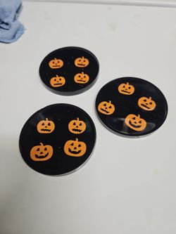 Resin coasters