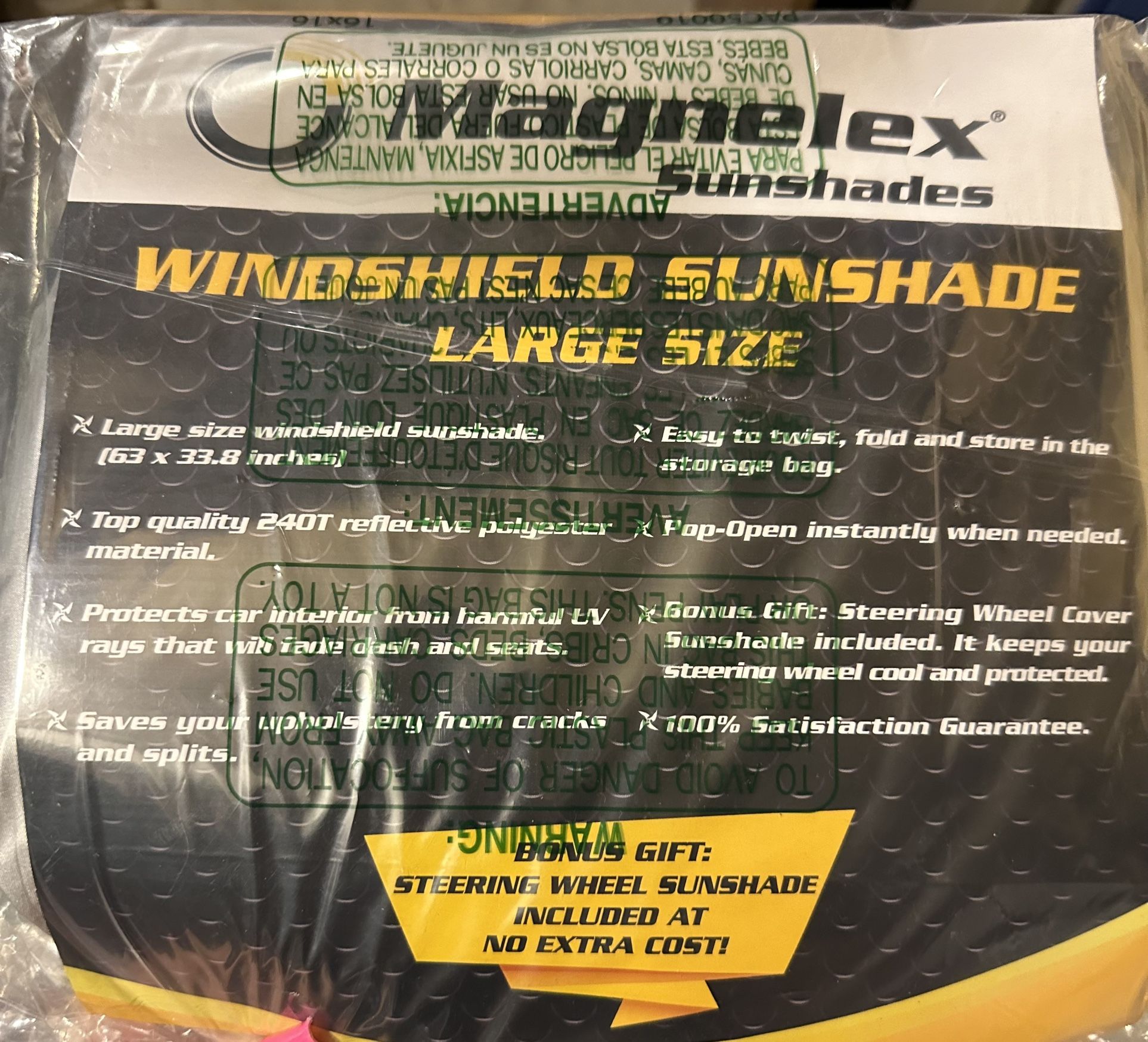 Magnelex Windshield Sunshade