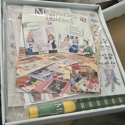 Brand New in box-  Memories Direct scrapbooking kit. For 2 albums.