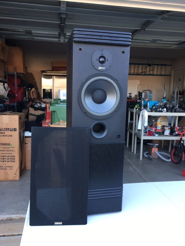 Yamaha YST-A755 Hardwood Reference Tower Speakers