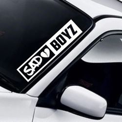 JDM Car Decal Sticker Vinyl Art Window Windshield Racing Sad Boyz Broken Heart