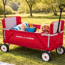Radio Flyer 3-in-1 EZ Fold Wagon – Red