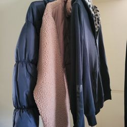 3 Brand new jackets Converes Down SZM  Old Navy SZ S. Butter Hoodie SZ S.  3 FOR $30