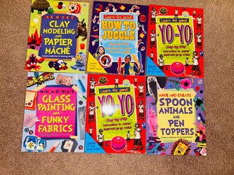 Set of 6 Kids Activity and Craft Books