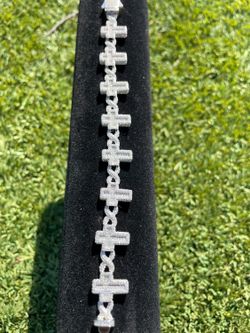 Silver Moissanite Bracelet 