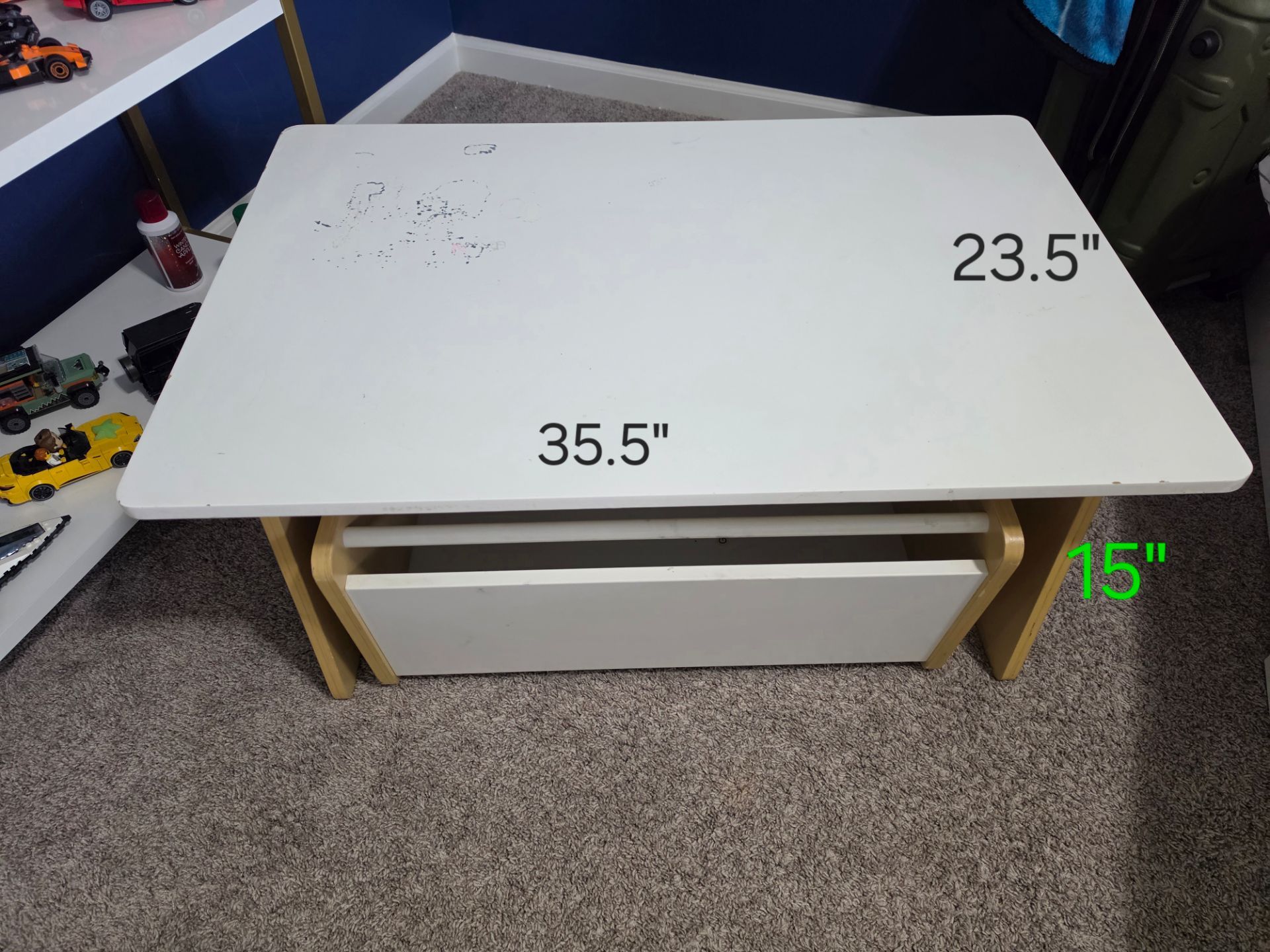 activity table with storage