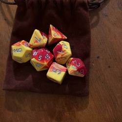 D N D Dice Set With Bag