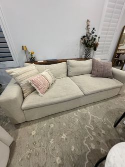 Utopia Modular 96” Fabric Sofa - Living Spaces - Like new