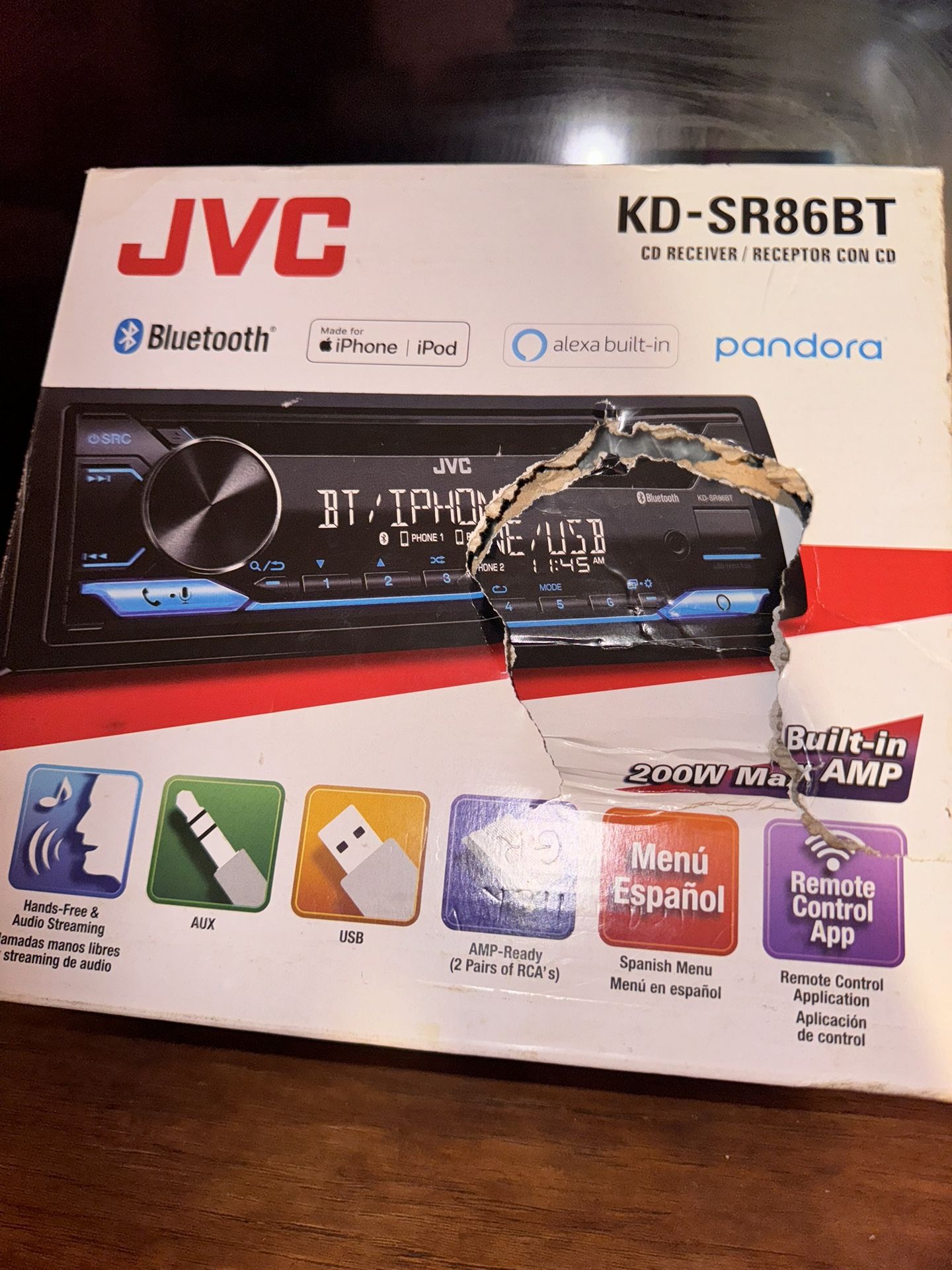 JVC Bluetooth Car Stereo 