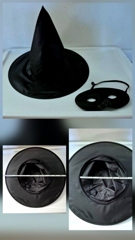 Halloween Child Classic Witch Hat And Black Foam Mask (Rubies Costume Co.)