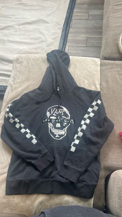 Checkerd vans hoodie