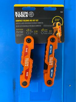 Klein Tools Compact Folding Hex Key Set
