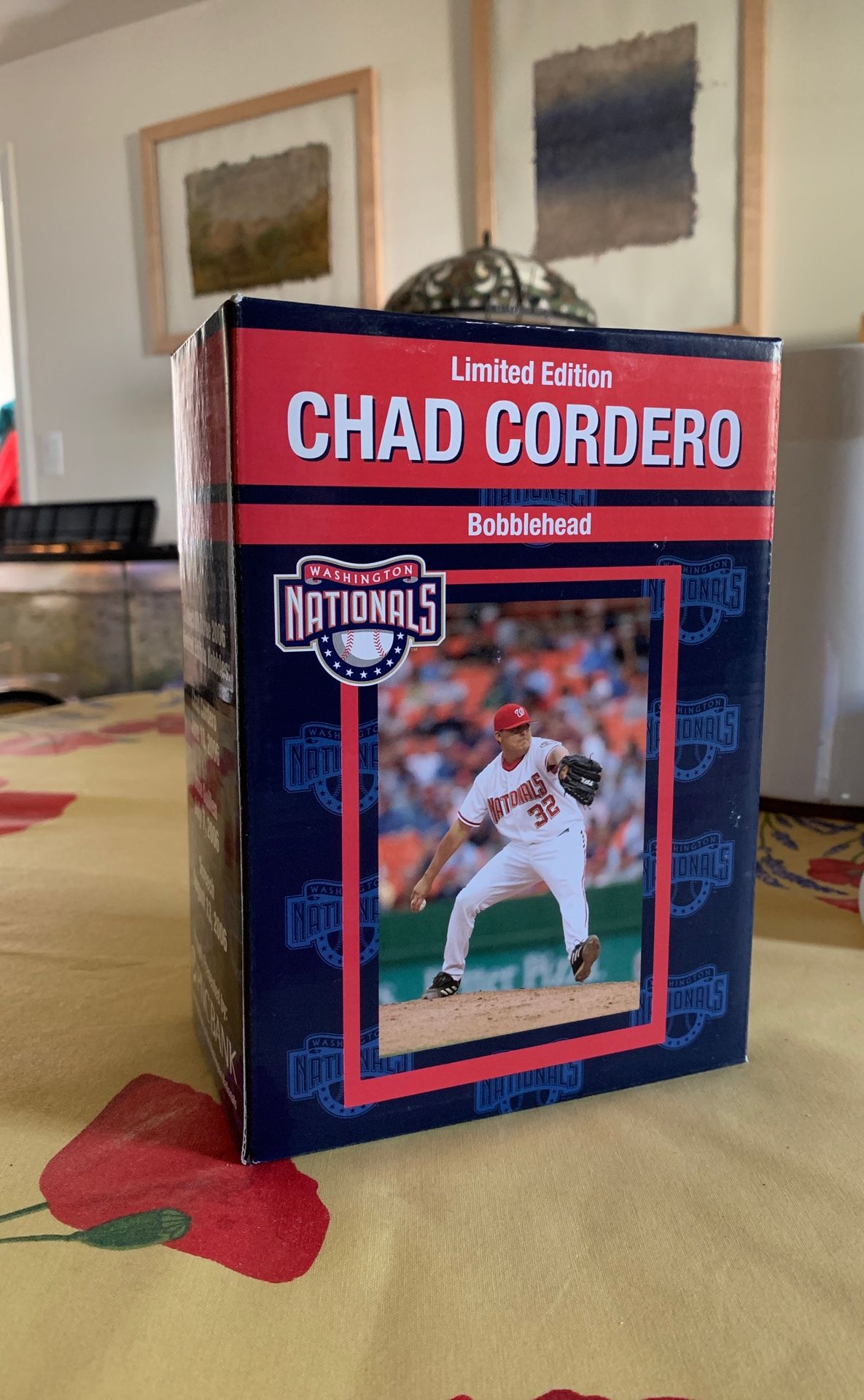 Vintage Limited Edition Washington Nationals Chad Cordero bobble head