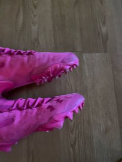 Under Armour Pink Football Cleats