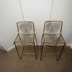 Gold chairs