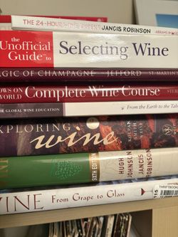 Wine Books Set Of 8