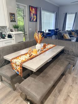 Dining Room Table with Bench