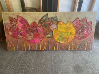 Wall Art - textured art work (67”x30”)