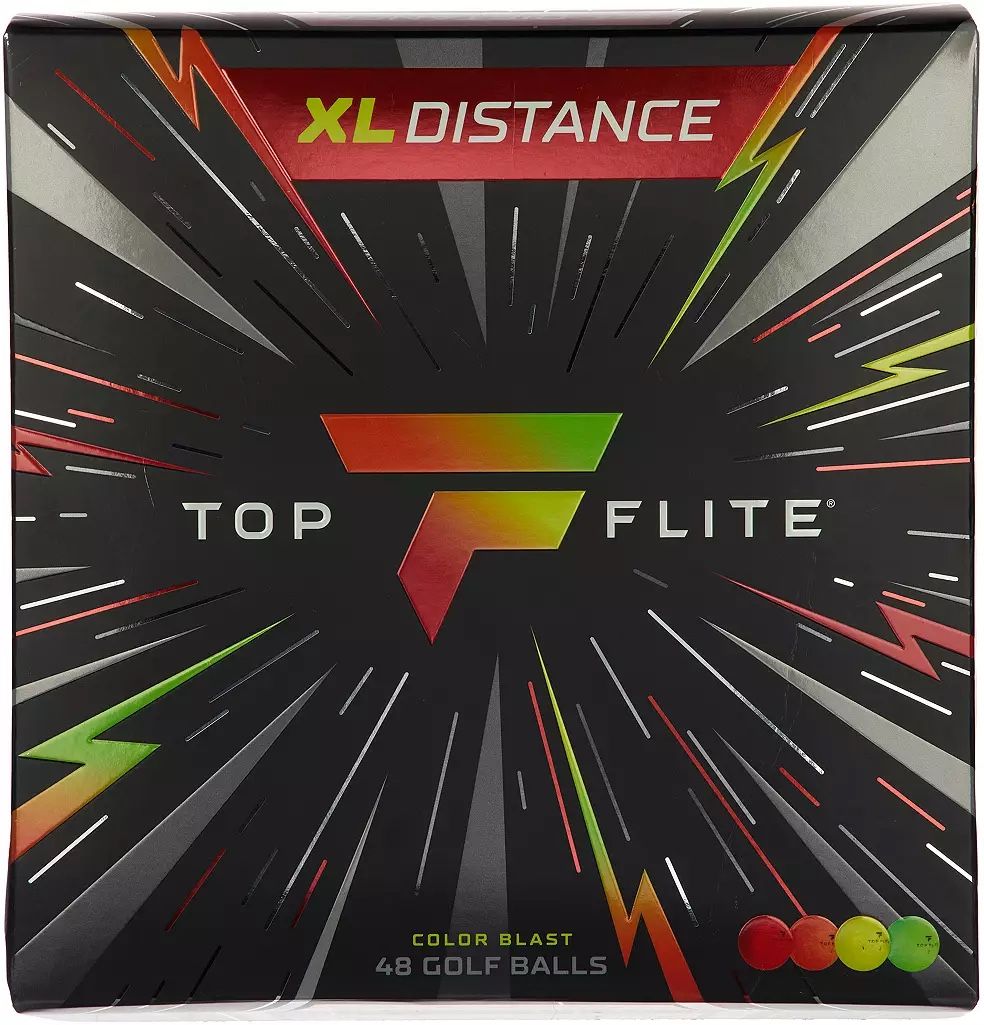 Top Flite XL Distance Golf Balls - 48 Pack