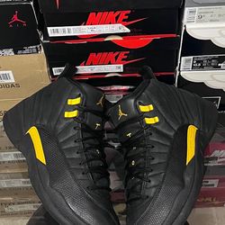 jordan 12 black taxi 