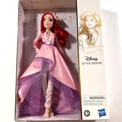 NEW!!! Disney Princess Style Series Ariel The Little Mermaid in Pink Dress 