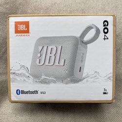 JBL Go 4 - Ultra-Portable, Waterproof and Dustproof Bluetooth Speaker, (white)BRAND NEW SEA