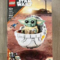 New LEGO Star Wars Grogu with Hover Pram 75403