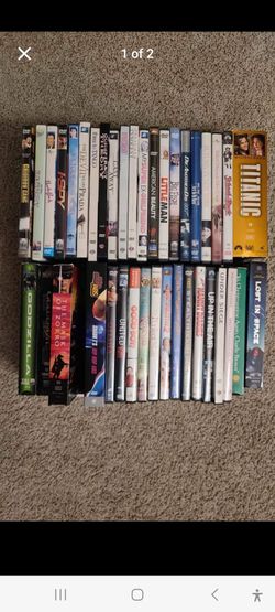 Mixed Lot of DVDs and VHS Movies