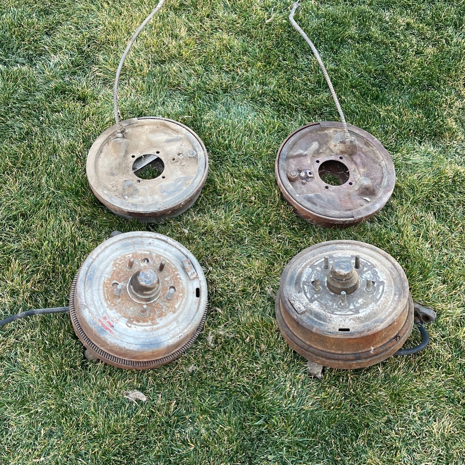 1967 Impala Drum Brakes Set Front And Rear With Spindles