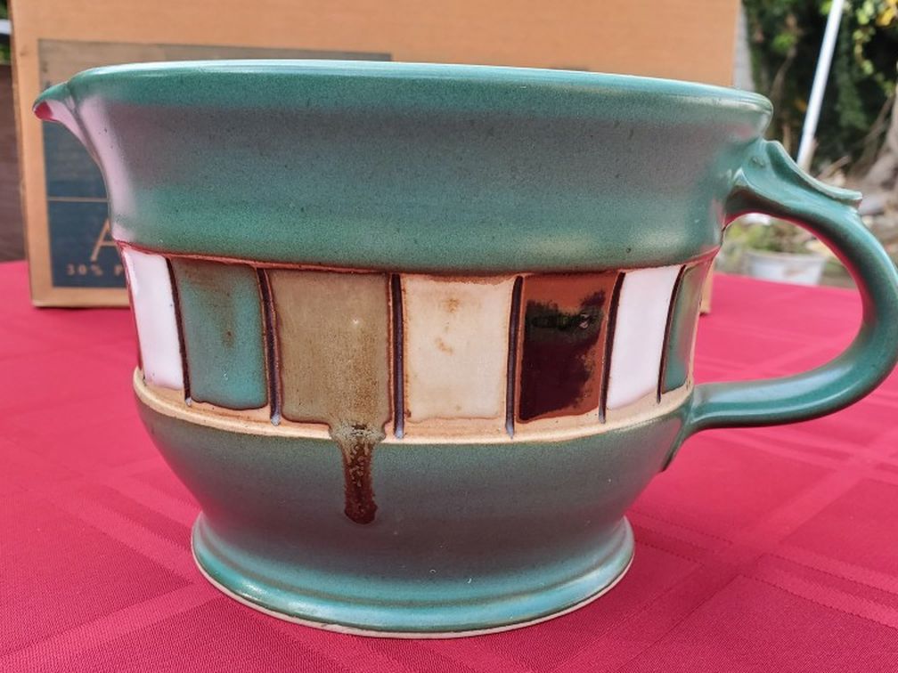 Hand-made Artisan Mixing Bowl Turquoise