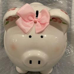 Ceramic "Child to Cherish" Large PIGGY BANK - firm price