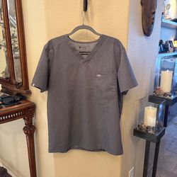 FIGS Men V-Neck Scrub Top Size Large