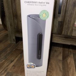 New in Box Chefman Roll n” Go Rollable Warming Mat